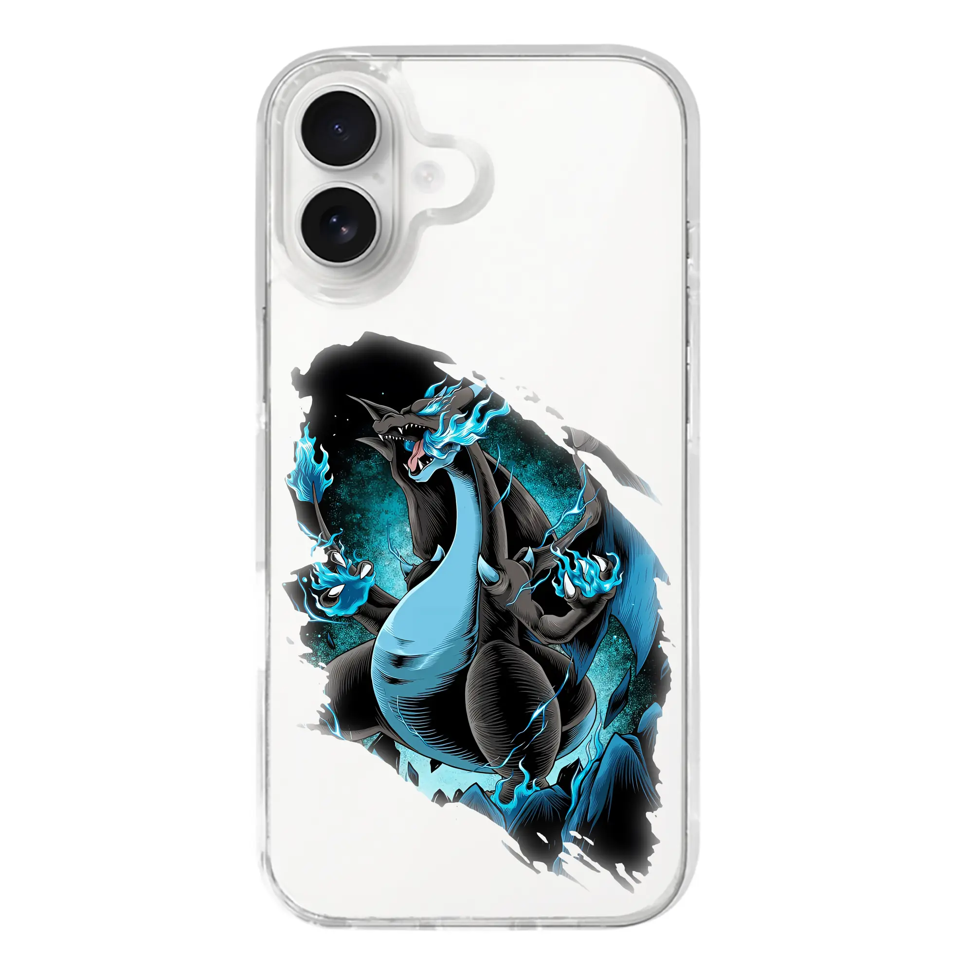 ポケモン グッズ,リザードン - iPhone 17シリーズ 透明スマホケース – 薄型・耐衝撃・精密フィット保護カバー